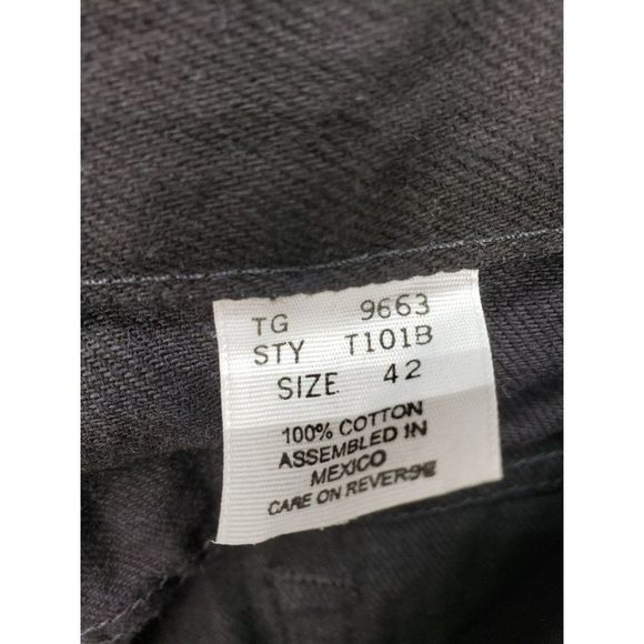 VTG Cherokee Men's Shorts Size 42 Black Denim Shorts Style T101B 9" Mexico - Picture 6 of 8